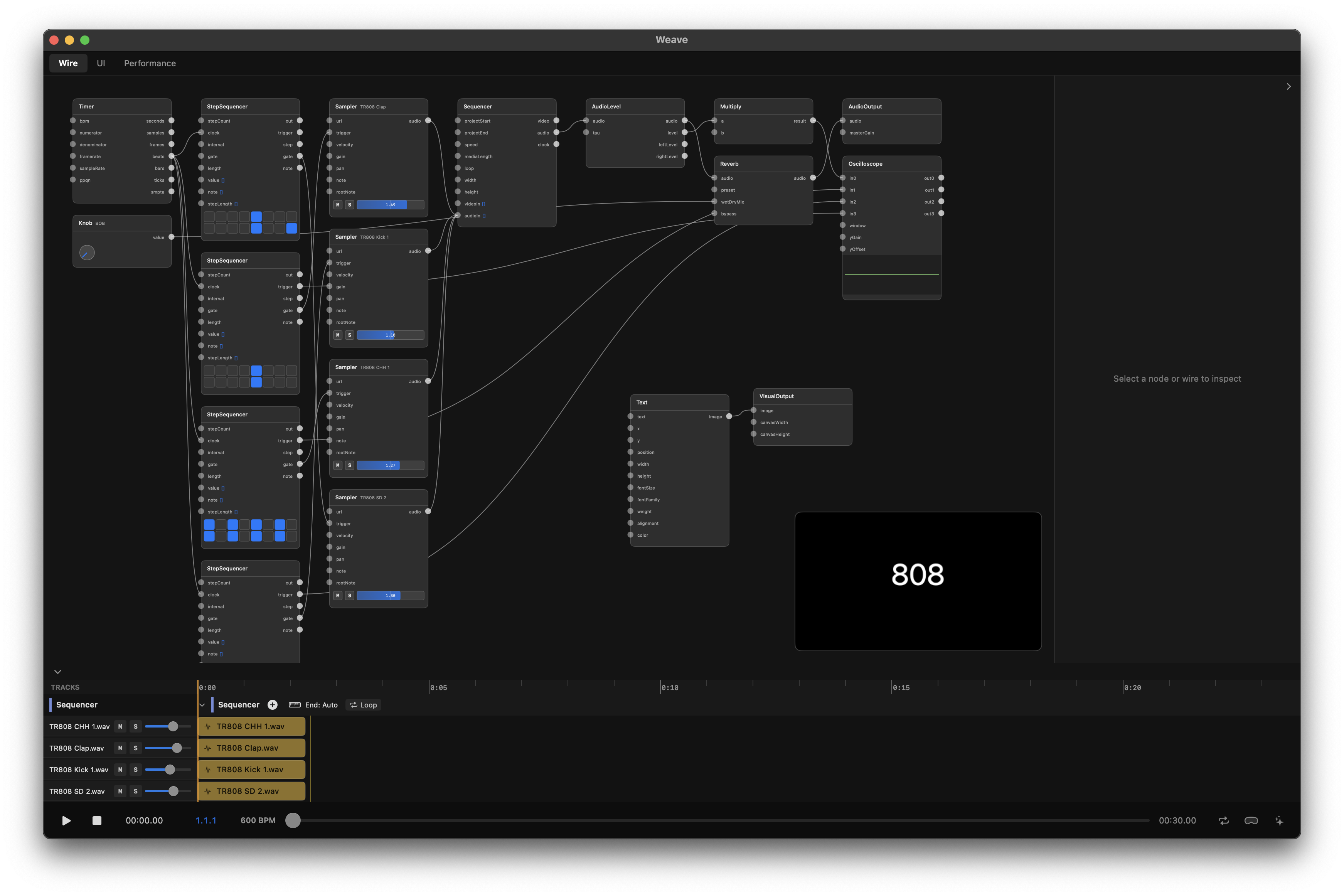 Incept Wire editor